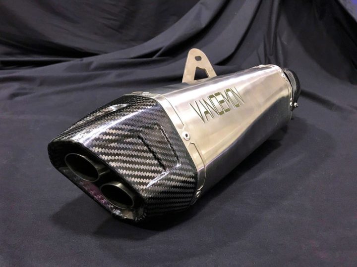 Vandemon Titanium Slip-On Muffler Kawasaki H2 SE SX 2018-26 KAWAH2SESXTITBRMUF6 VA-148
