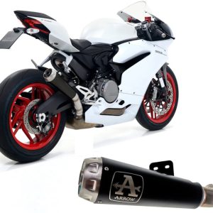 Arrow Ducati 959 Panigale 16-19 NOT US MODELS Homologated Nichrom Dark Pro-Race Silencer With Welded Link Pipe For Original Collectors 71880prn