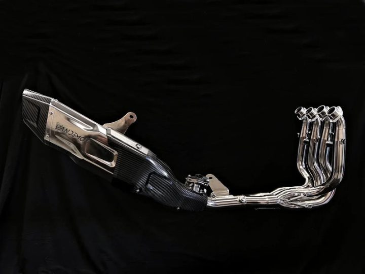 Vandemon Bimodal Stealth Titanium Exhaust System H2 SE SX 2018-2025 KAWAH2SESXTIEXSYWVB VA-21