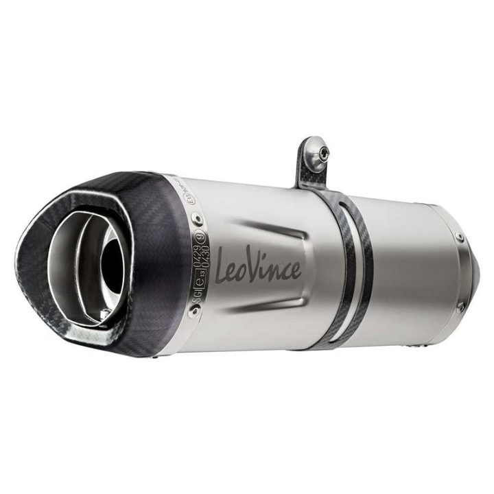 LEOVINCE LV One Evo Muffler - Stainless Steel - Street Triple 765 S/SA2/R/R LRH/RS 2017 - 2019 14288E 1811-3764