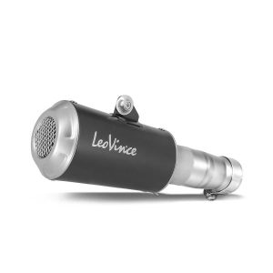 15265BU LEOVINCE 450SS 2023-2024 LV-10 Slip-On Muffler - Black - Stainless Steel