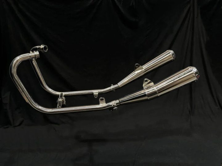Vandemon Triumph Speed Twin Vandemon 1200 Polished Titanium Exhaust 2019-2024 TRIUM120SPDTWNTIEXA VA-159