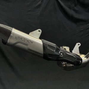Vandemon Triumph Speed Triple 1200RS & RR Bimodal Titanium Stealth Slip-On Muffler TRIUM120SPDMUFB VA-157