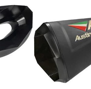Austin racing VR3 Dual SLIP-ON EXHAUST 250mm for 2021 - 2024 SUZUKI HAYABUSA