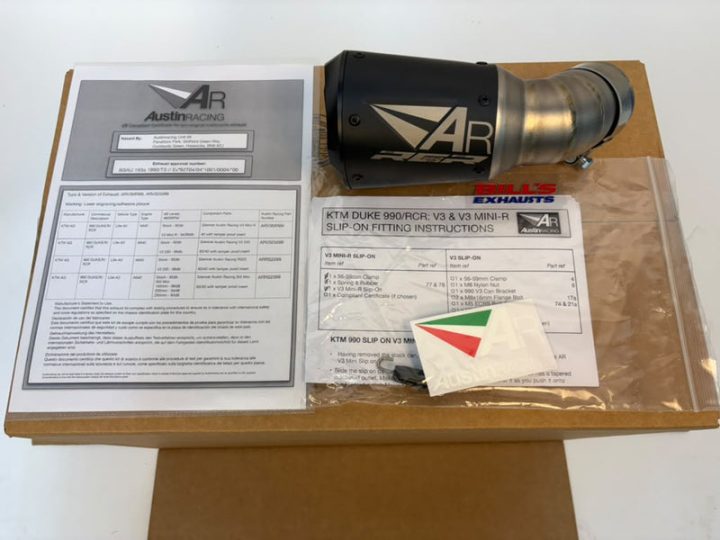 IN STOCK Austin Racing 2026 KTM 990 RCR V3 MINI SLIP-ON dB COMPLIANT & RACE EXHAUST SYSTEMS AR102
