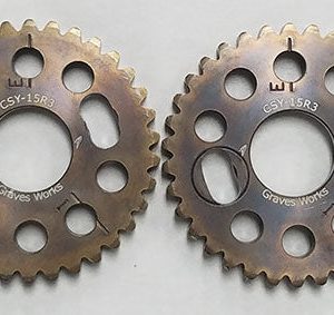 Graves yamaha r3 slotted cam sprocket set