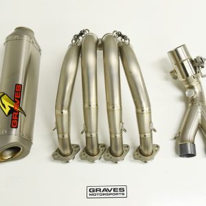 Graves Full Titanium Works 8 Evr Type-R Full Exhaust R6 2017-2024 Exy-18r6-Fvtt8