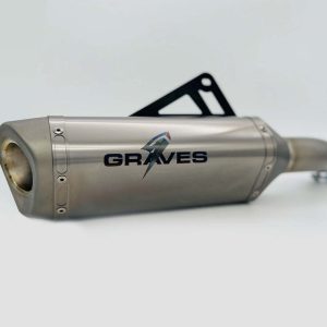 Graves ZX-4RR Cat-Back Slip-on Titanium Exhaust 2023 -2025 EXK-23ZX4-CBTT