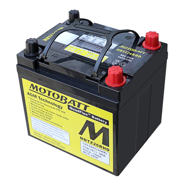 Motobatt Battery Mbtz26rhd Sealed Factory Activated 491-1030