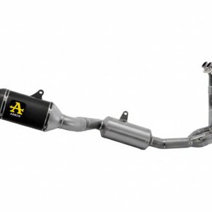 Arrow Exhaust Veloce Full Exhaust, Aluminum Dark for Triumph Tiger 660 22-24 71504VAN