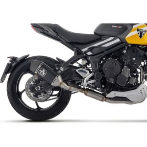 ARROW Triumph Trident 660 '25- Veloce Full Racing Exhaust, Aluminum Dark 71008VAN