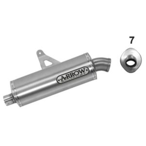 Arrow Honda Crf 1000l Africa Twin '16-17 Homol. Maxi Race-Tech Titanium Silencer For Original And 72129pd Collectors 72621po