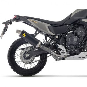 72662AON Arrow Indy Race Exhaust slip on Aluminum Dark for Yamaha Tenere 700 2025