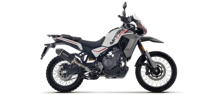 Arrow MOTO MORINI ALLTHRIKE 450 E5+ 2025/2026 INDY RACE ALUMINIUM DARK EXHAUST 72675AKN