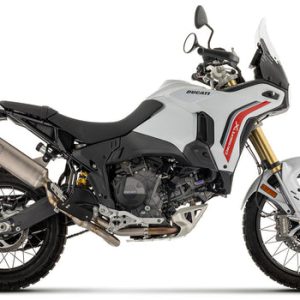 Arrow DUCATI DESERT X E5+ 2026 INDY RACE TITANIUM SILENCER WITH CARBON END CAP 72696PK