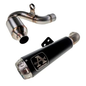 Arrow Pro-Race BMW F900 R/XR 2020-2024 Black Stainless Steel Exhaust 71915prn + 71729MI