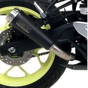 Arrow Pro-Race slip- on exhaust Exhaust, Nichrome Dark for Yamaha YZF-R3 /MT03 2017-2025 71831PRN