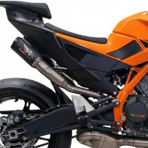 Austin RS22 140mm - 2026 KTM 990 RCR RS22 DUAL UNDERSEAT BOX DELETE TITANIUM EXHAUST SYSTEM AR101