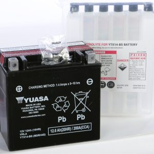 Yuasa Battery Ytx14-Bs Maintenance Free 49-1964