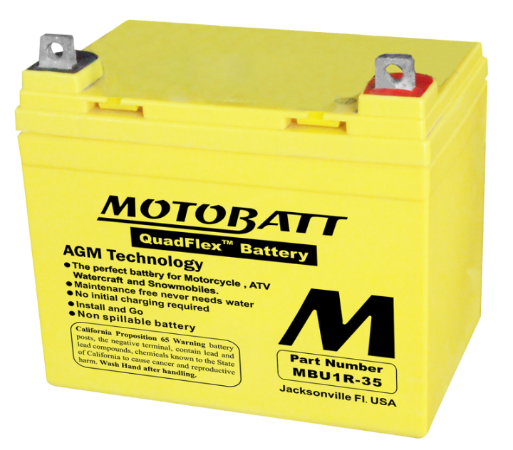 Motobatt Battery Mbu135 Sealed Factory Activated 491-1026