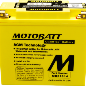 Motobatt Battery Mb51814 Sealed Factory Activated 491-1025