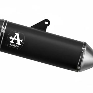 72506VAN Arrow Veloce Homol Slip-on Exhaust, Aluminum Dark for Triumph Tiger 900 24-25