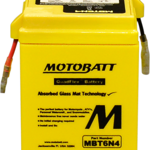 Motobatt Battery Mbt6n4 Sealed Factory Activated 491-1023
