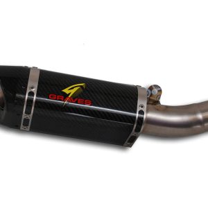 Graves motorsports carbon slip-on exhaust ZX6R 2013-2018 636 2009 -2018 ZX6R EXK-13ZX6-CETC