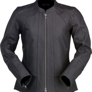 Z1R Women's Matchlock Leather Jacket - Black - 3W 2813-1032