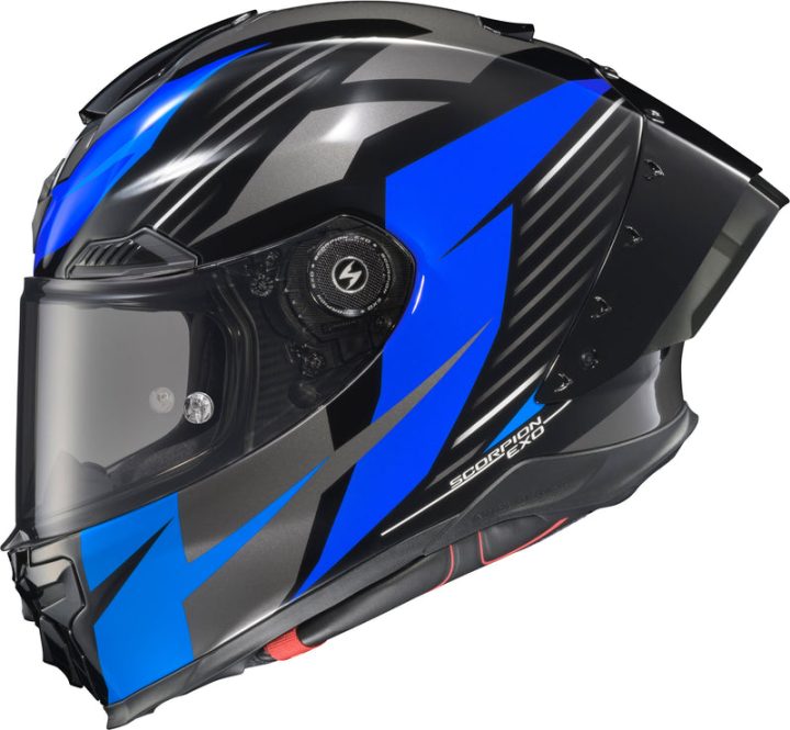 Apex Exo-Warp Full Face Helmet Dilithium Black/Blue Xl