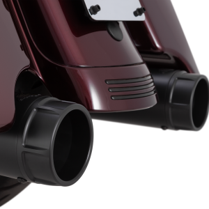 VANCE & HINES 4.5" Torquer Mufflers for FL - Black fits road glide and Road King models 2017-2024 46674