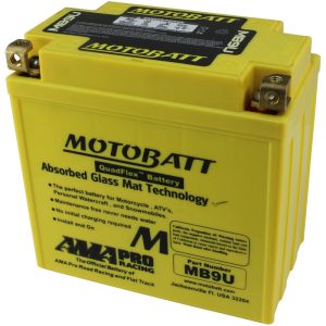 Motobatt Battery Mb9uhd Sealed Factory Activated 491-1015