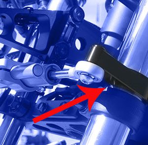 Graves motorsports yamaha r3 fork damper mount 41mm