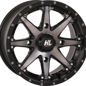 HIGH LIFTER Wheel - HL10 - Front/Rear - Matte Black/Smoke - 14x7 - 4/156 - 5+2 (+30 mm) 14HL10-1656