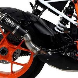 Arrow Ktm 1290 Super Duke R'17 Homologated Gp2 Nichrom Dark Silencer With Welded Pipe For Original Collectors 71537gpi