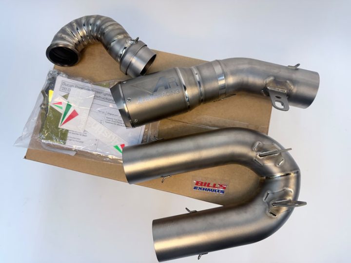 IN STOCK Austin Racing 2020 - 2024 PANIGALE V2 DE-CAT FULL TITANIUM RACE EXHAUST v3 SYSTEM AUR4-1