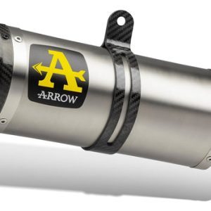 Arrow Yamaha Mt-07 '14-16/Tracer 700 '16 Homol. Titanium Thunder Silencer With Carbon End Cap For Arrow Collector 71817pk