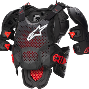 ALPINESTARS A-10 Roost Guard V2 - Black/Red - XS/S 6700523-1431-XS