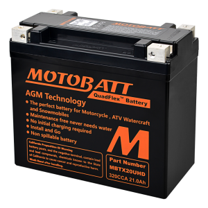 Motobatt Battery Mbtx20u(Hd) Sealed Factory Activated 491-1001