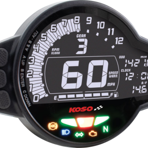 KOSO NORTH AMERICA Multi-Functional Gauge - MS-01 - Honda Grom BA078100-GR