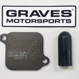 Graves motorsports ninja ex400 smog block off plates