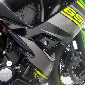 Graves Motorsports Diamond Frame Sliders Z650 2017-2019 / Ninja 650 2017-2019 Fsk-18z650-K