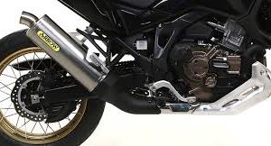 72625po Arrow Crf1100l Africa Twin 2020-2025 Maxi Race-Tech Titanium Exhaust For Original Collectors