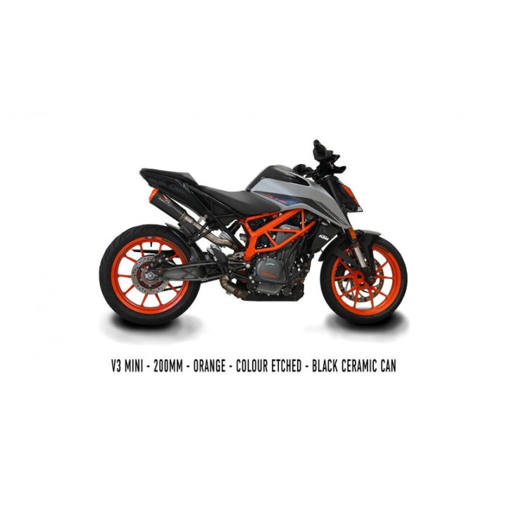 Austin Racing V3 mini 2021-2023 KTM DUKE 390 GP1 HI-SLUNG DE-CAT RACE EXHAUST SYSTEM AUR84