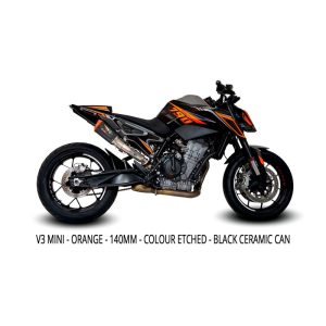 Austin Racing KTM DUKE 890 HI-SLUNG dB COMPLIANT & RACE SLIP-ON DE-CAT EXHAUST SYSTEMS AR78