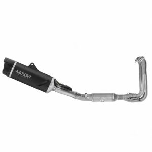 Arrow CF MOTO 675 SR-R/NK E5+ 2026 FULL SYSTEM WITH INDY RACE EVO ALUMINIUM DARK EXHAUST 71097AKN