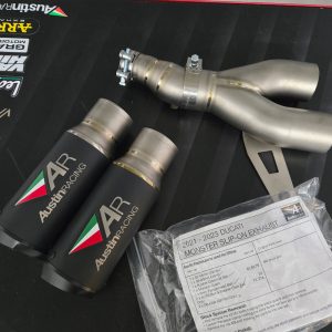 Austin Racing GP1RS black 2021 - 2025 DUCATI MONSTER SLIP-ON RACE EXHAUST SYSTEM AUR37