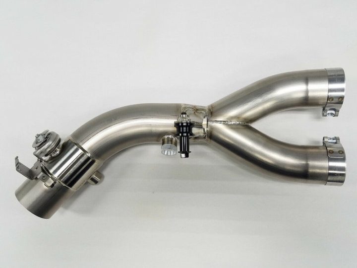 Graves cat eliminator exhaust valve type-r upgrade y pipe R1 / FZ10 / MT10 2018-2023 EPY-17R1-CVT