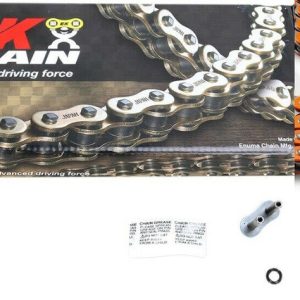 Ek chain 525 zvx3 series zx-ring chain 120 link orange