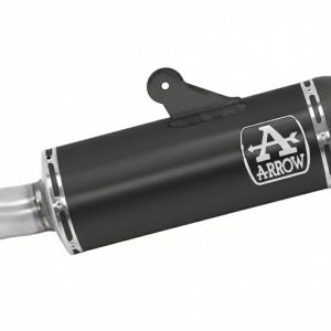 71925AKN Arrow Maxi Race-Tech Slip-on Exhaust, Aluminum Dark for BMW R1250R/RS 19-20